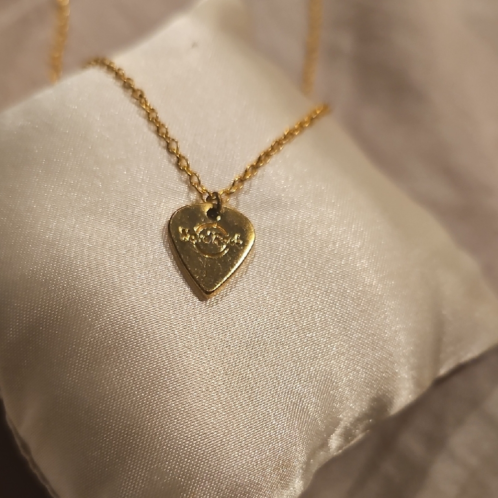 Hard Rock Cafe Guitar Pick Pendant Necklace